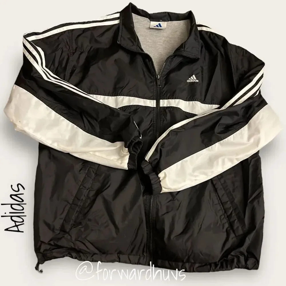 Adidas Gender Neutral Vintage Wind Jacket Size XL